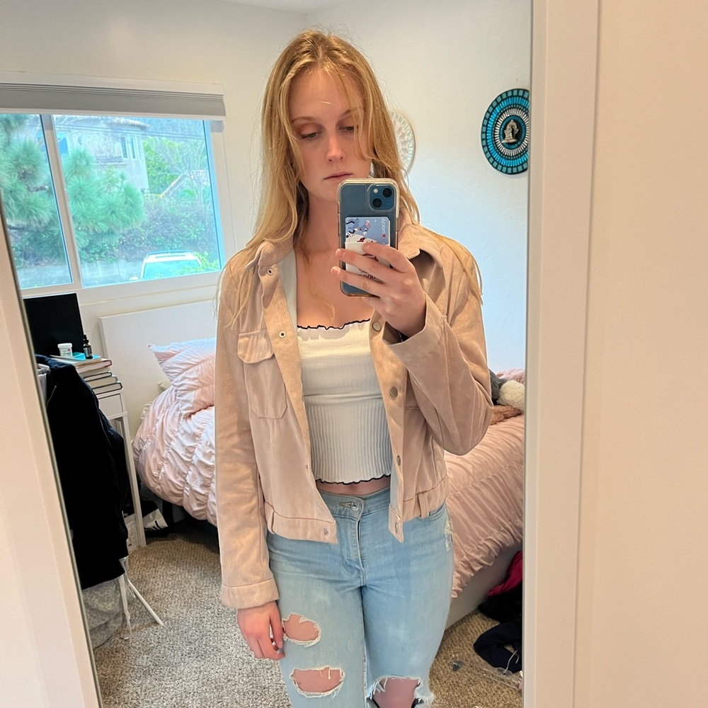 NAKD pink suede jacket